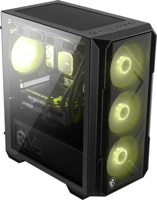En ucuz MSI MAG FORGE M120R AIRFLOW 4x12CM ARGB FAN TEMPERLİ CAM mATX KASA